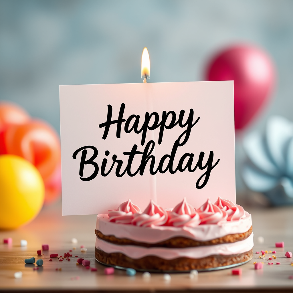 greeting card happy birthday clear photo in 8k sport without cake and sweets greeting card happy birthday clear photo in 8k sport without cake and sweets