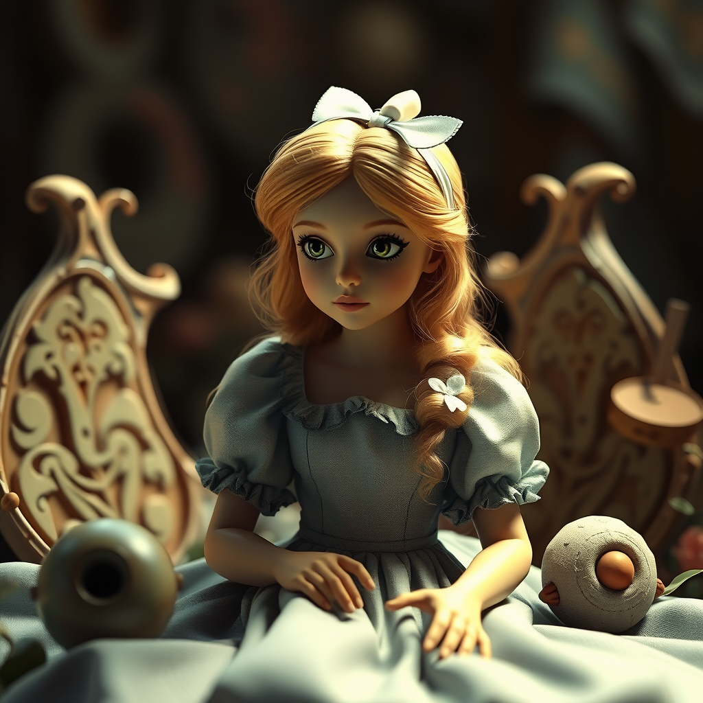 Alice in Wonderland. Negative: A girl shouldn't be a doll.
