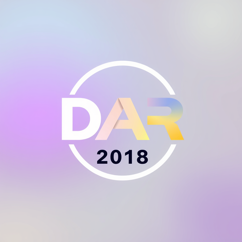 Logo for a website on a transparent background using D A R 2018 Logo for a website on a transparent background using D A R 2018