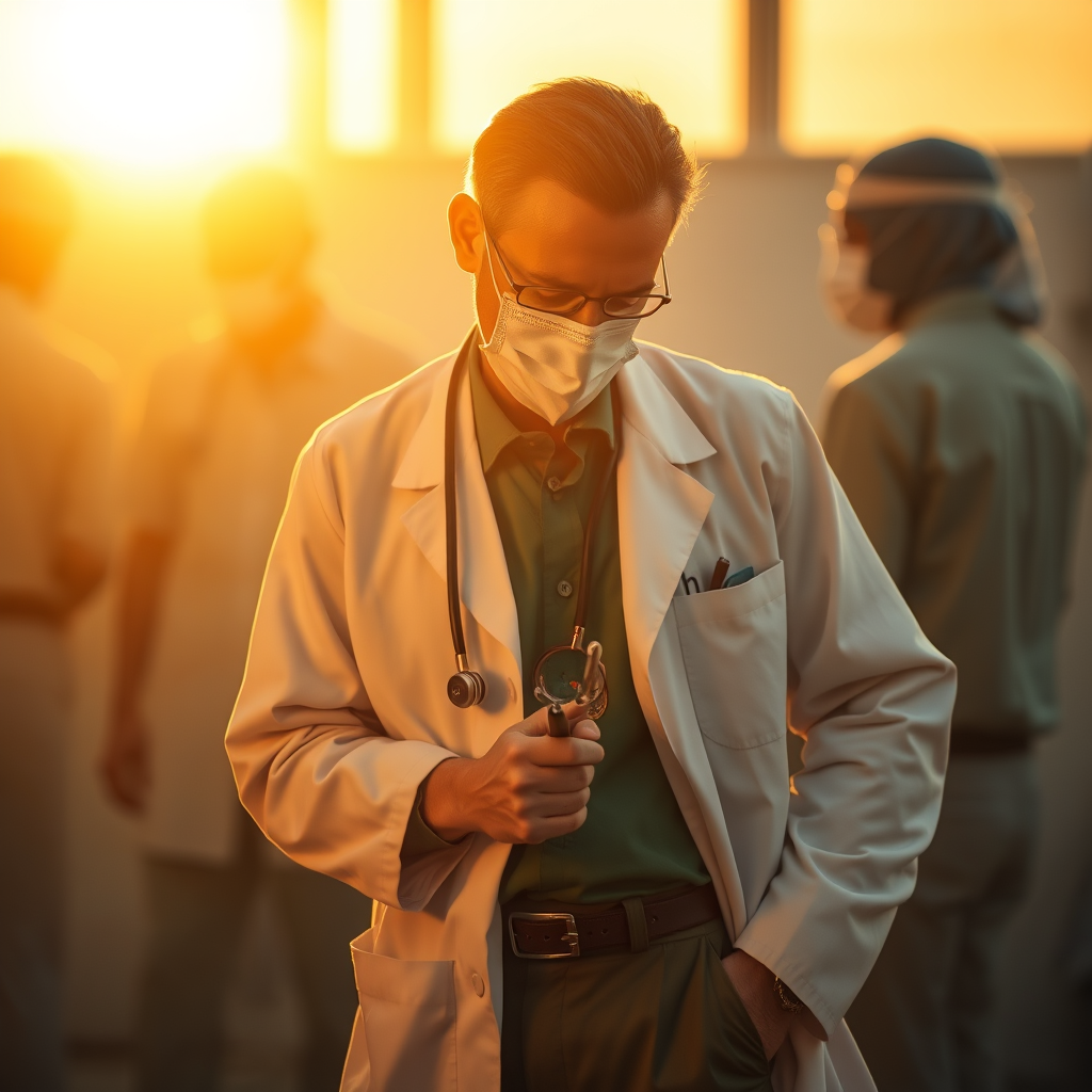 We are equally needed by the poor and the rich, said the pathologist, wiping the scalpel on his pants. We are equally needed by the poor and the rich, said the pathologist, wiping the scalpel on his pants.