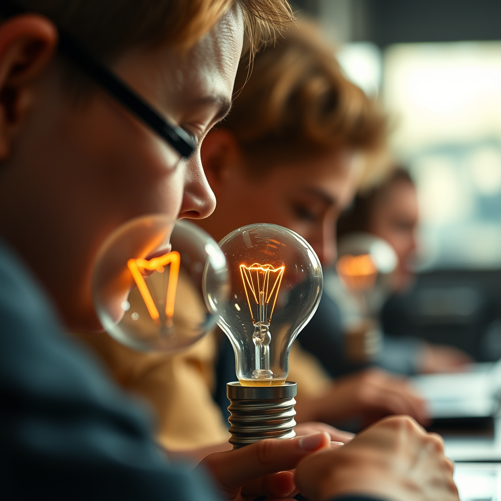 Close-ups of innovative ideas being brought to life: inventions, art, and exploration.