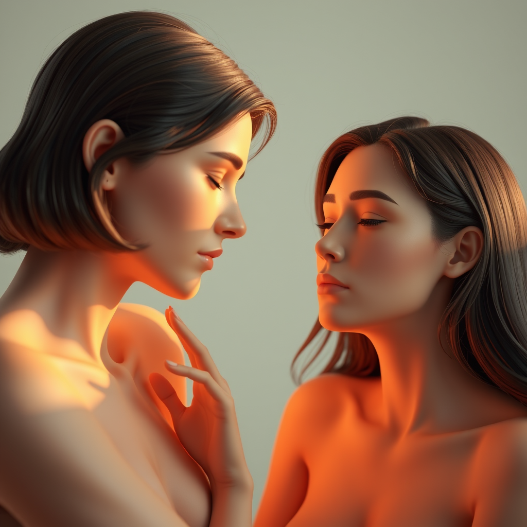 How to cope with negative emotions. Negative: All body parts of the people in the image should be normal.