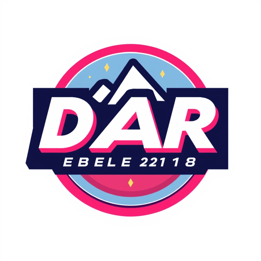Logo for a website on a transparent background using D A R 2018 Logo for a website on a transparent background using D A R 2018