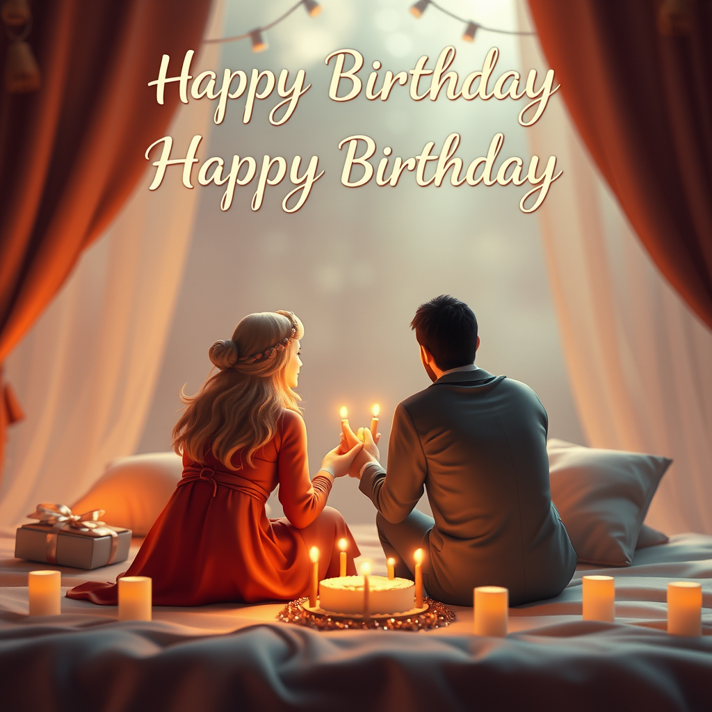 A beautiful birthday card for a man from friends