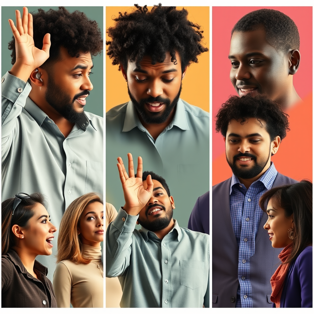 A montage of various individuals stepping up and taking charge of situations