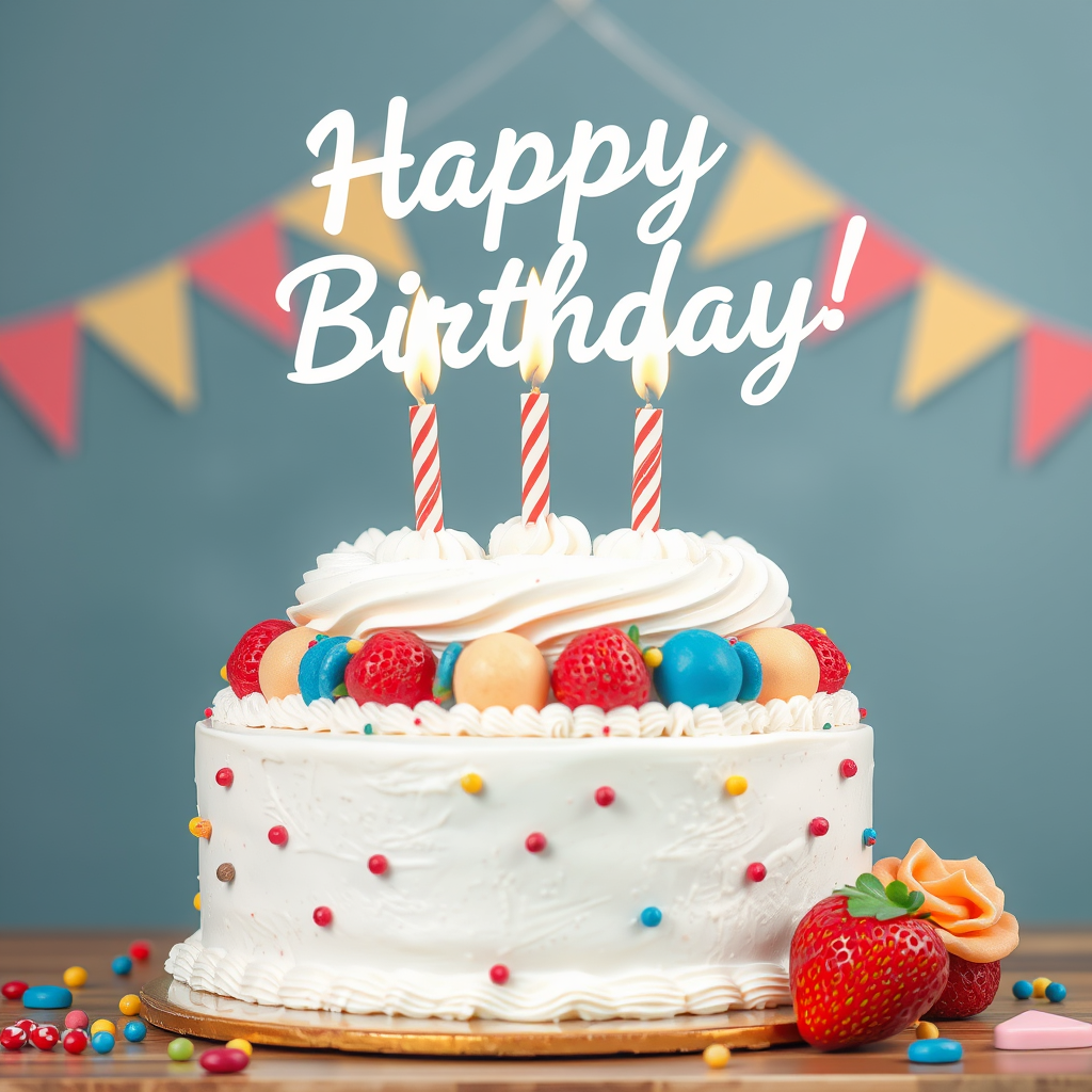 greeting card happy birthday clear photo in 8k sport without cake and sweets greeting card happy birthday clear photo in 8k sport without cake and sweets