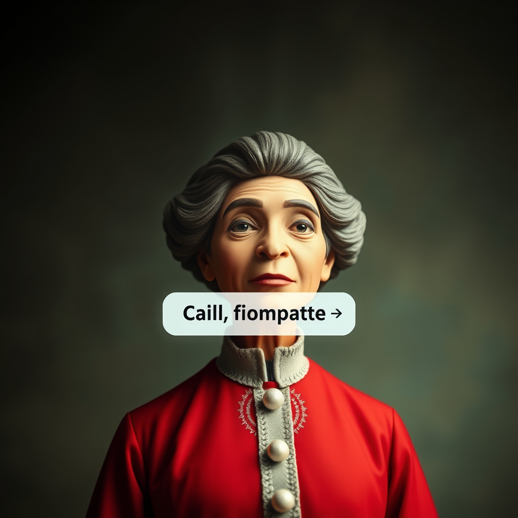 A call-to-action button appearing on the screen near the Nightingale-like figure.