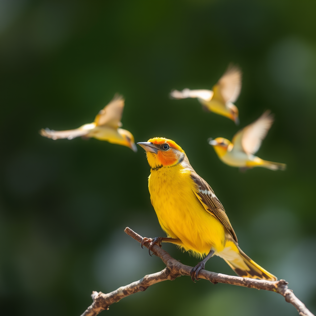 The birds have flown away
To warmer climes.