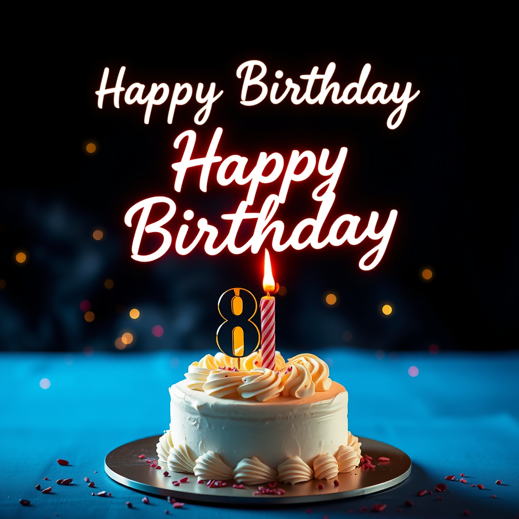 greeting card happy birthday clear photo in 8k sport without cake and sweets greeting card happy birthday clear photo in 8k sport without cake and sweets
