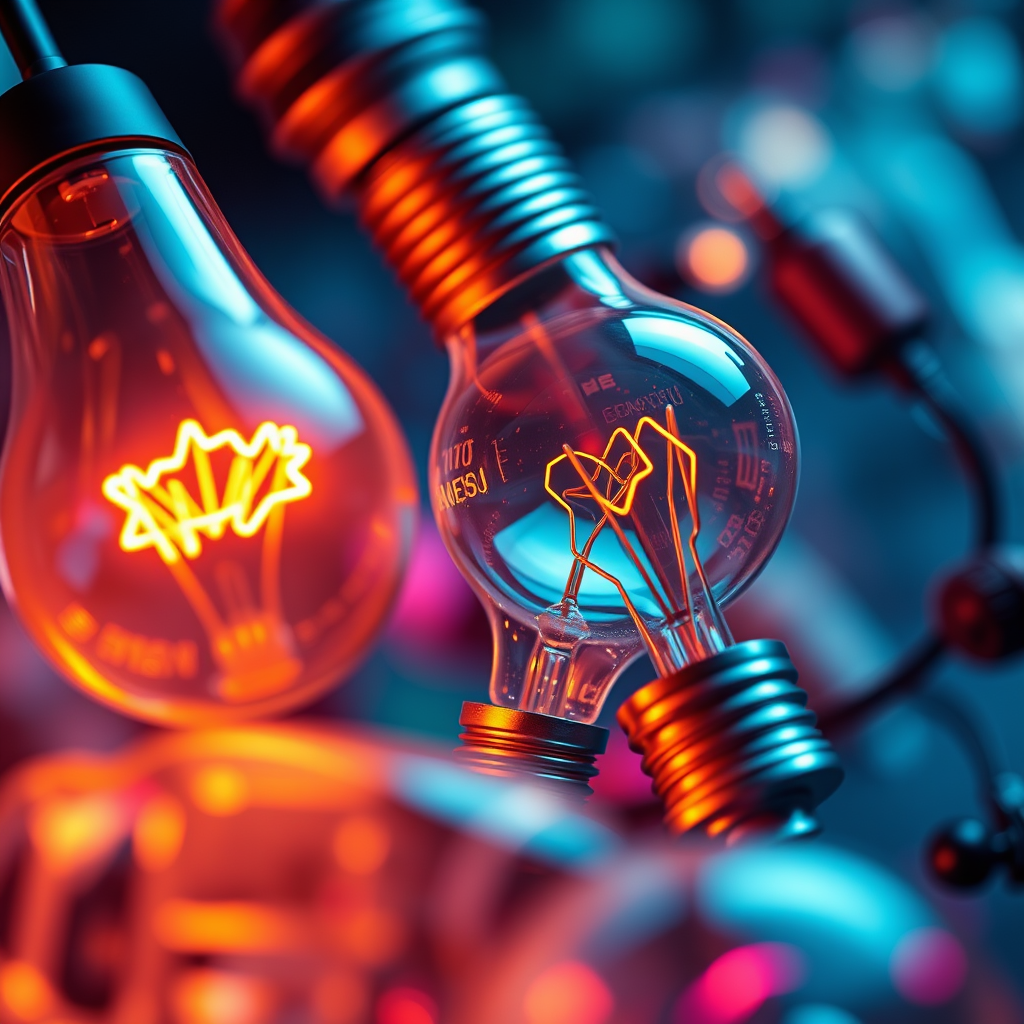 Close-ups of innovative ideas being brought to life: inventions, art, and exploration.