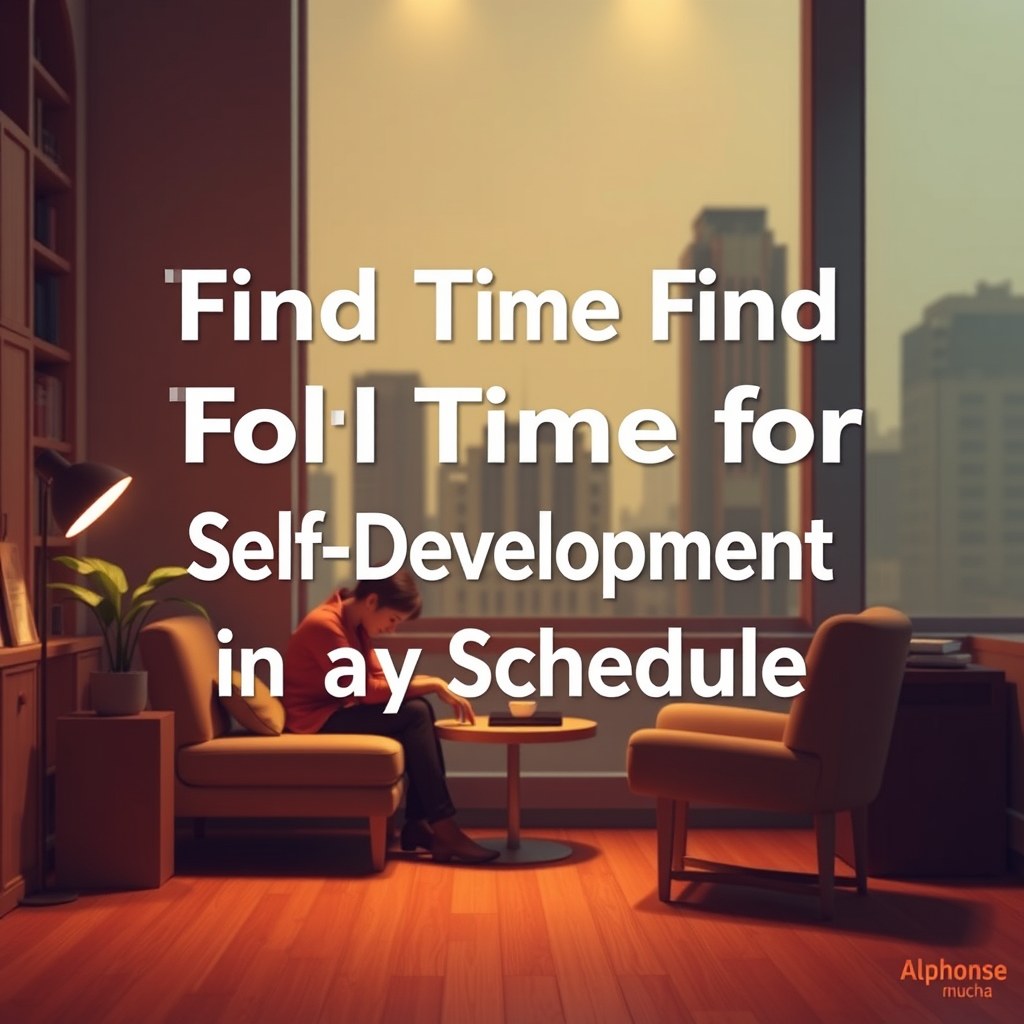 How to Find Time for Self-Development in a Busy Schedule (Without the Letters)