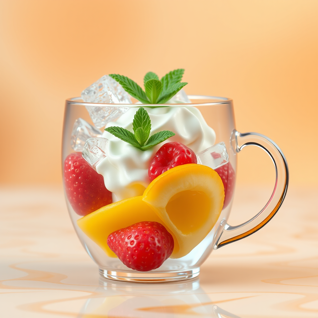 Prompt: inspired by realflow-cinema4d editor features, create image of a transparent luxury cup with ice fruits and mint, connected with white, yellow and pink cream, Slow - High Speed MO Photography, 4K Commercial Food, YouTube Video Screenshot, Abstract Clay, Transparent Cup , molecular gastronomy, wheel, 3D fluid,Simulation rendering, still video, 4k polymer clay futras photography, very surreal, Houdini Fluid Simulation, hyperrealistic CGI and FLUIDS & MULTIPHYSICS SIMULATION effect, with Somali Stain Lurex, Metallic Jacquard, Gold Thread, Mulberry Silk, Toub Saree, Warm background, a fantastic image worthy of an award.
Parameters: Steps: 20, Sampler: Euler a, CFG scale: 7.0, Seed: 546157968, Model : SD XL